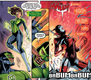 Green Lanterns #3 art by Neil Edwards, Jay Leisten, and Hi-Fi
